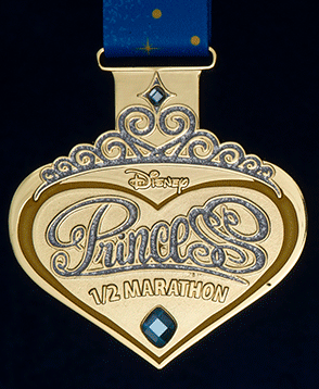 The 2014 Disney Princess Half-Marathon medal from runDisney.  It's perfect, in every way!