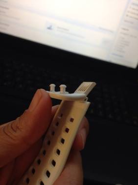 Nike+ SportWatch's USB port