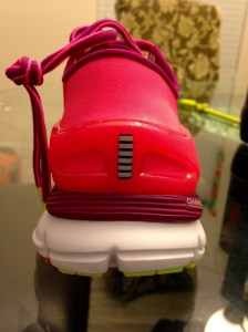 The rear of the SpeedForm Geminis.