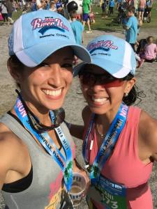 One of my inspirations, Sandy, and me.  We finished top 10%!  